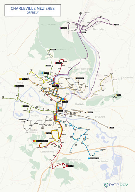 Studio Prépresse en PAO cartographie de ville