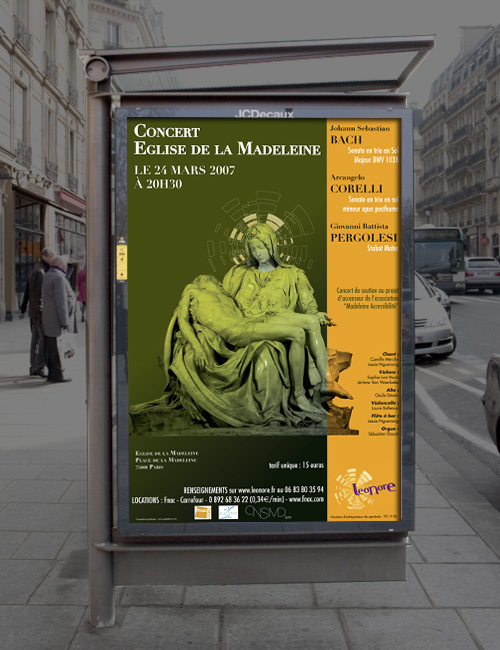 Studio Prépresse - Conception graphique d'affiche pour abribus