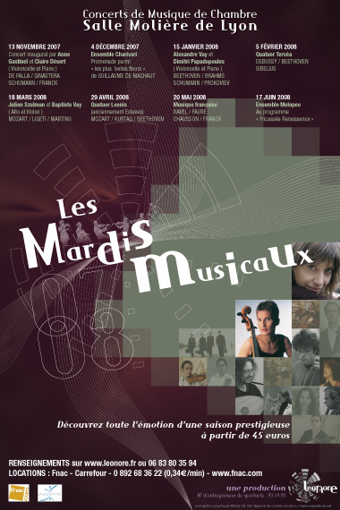 Studio Prépresse - Création d'affiche de concert de musique