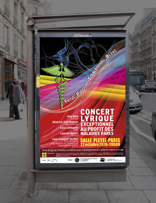 Studio Prépresse - Création d'affiche de concert rock et lyrique