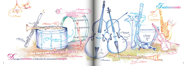 Studio Prépresse - conception création de livre jeunesse sur la musique