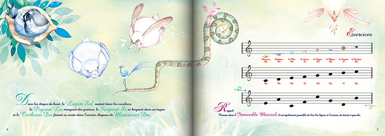 Studio Prépresse - conception création de livre jeunesse sur la musique pour les enfants