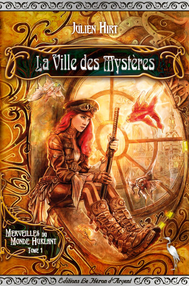 Studio Prépresse - création couverture de livre jeunesse collection imaginaire fantasy steampunk