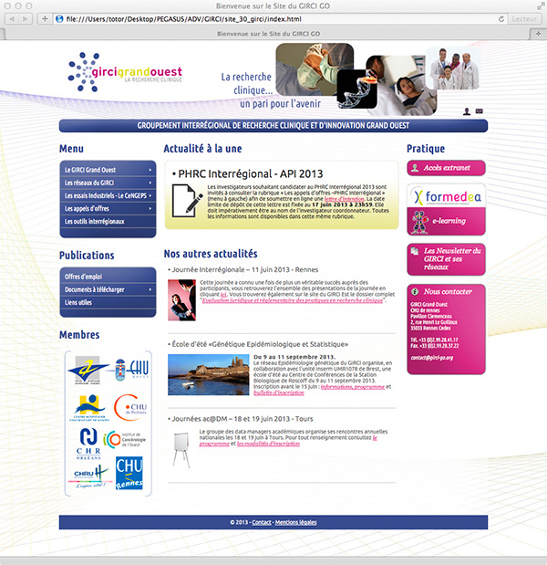 Studio Prépresse - Creation de site web dans le secteur de la santé