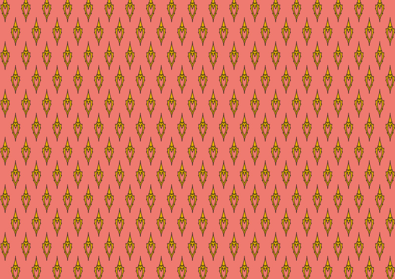 Motif coœur oriental
